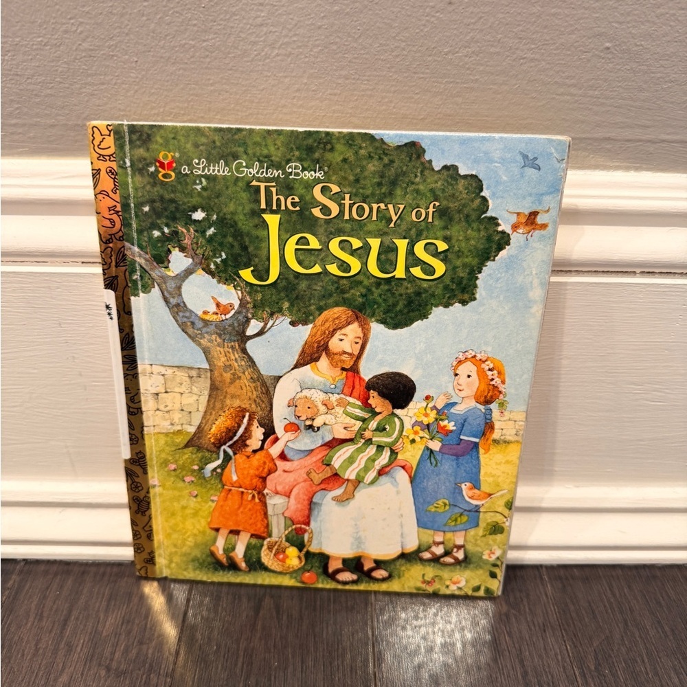 2002 Little Golden Book: The Story of Jesus - Multicolor Hardcover Kids Book